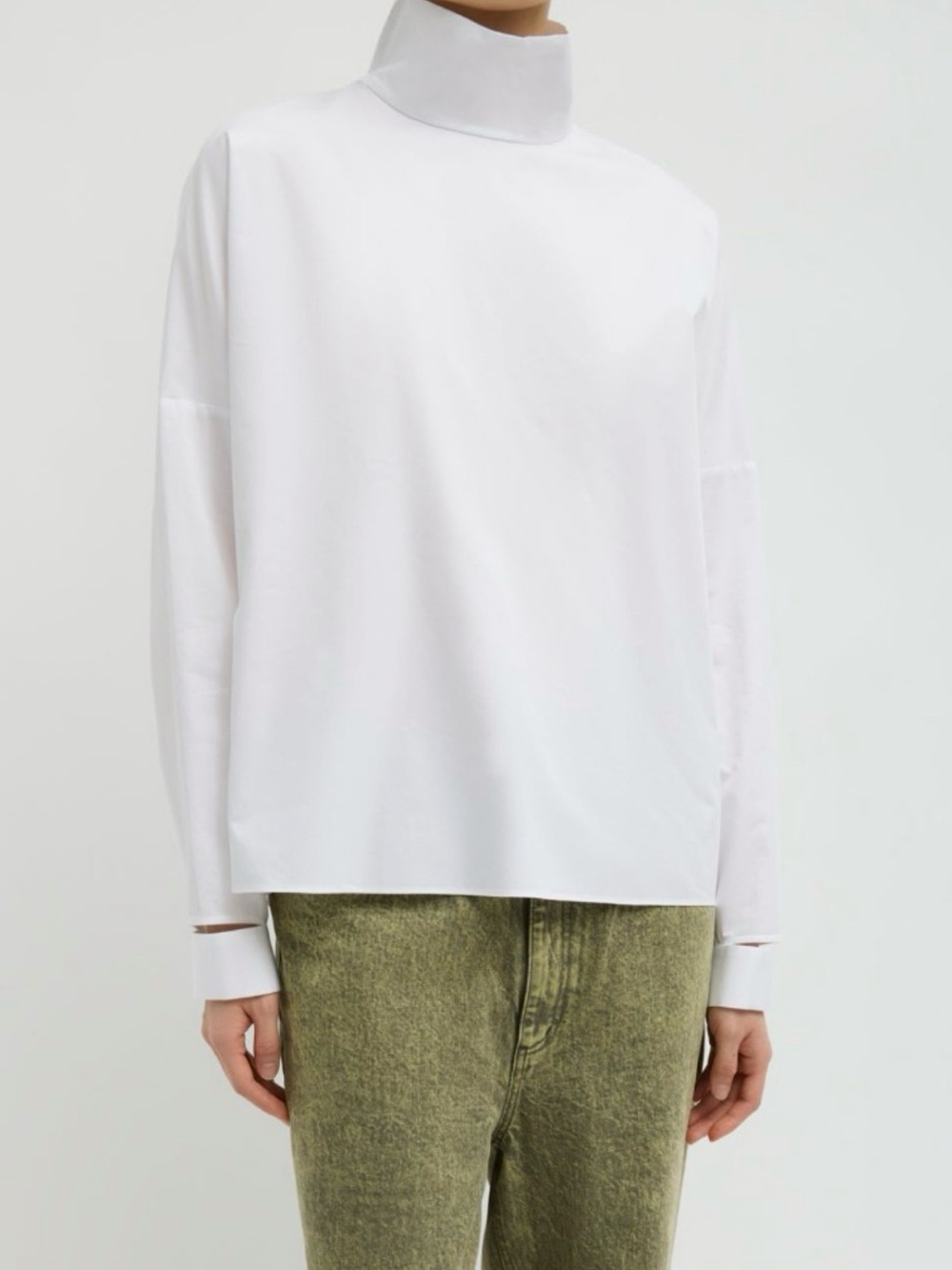 ✨ Tibi Eco Poplin Funnel Neck Dolman Top | NWOT | Retail $495 ✨